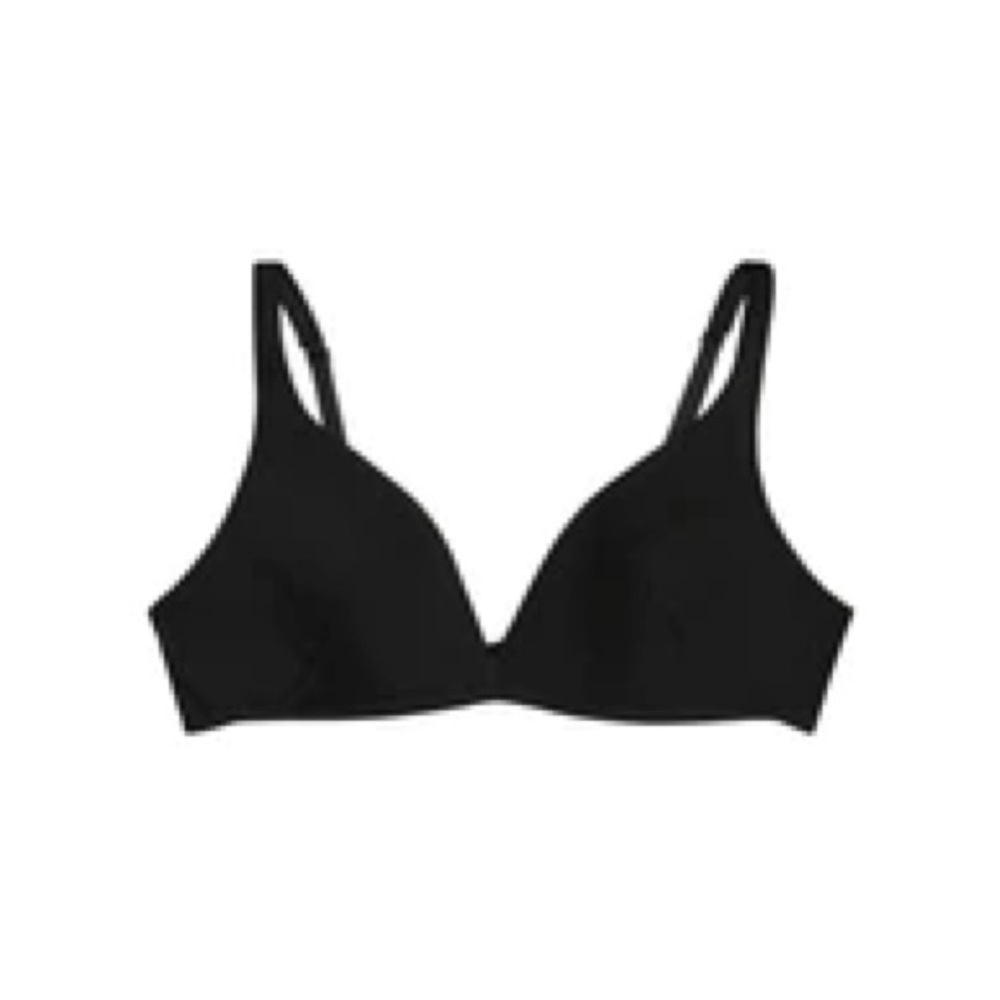 Kit Undergarments Moulded Plunge
Soft Bra, in Onyx (black) Color, Size 4.